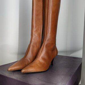 NEW Vintage Prada Brown tall boots - size 38